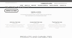 Desktop Screenshot of corporateprimesolutions.com